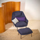 Vitra Slow Chair & Ottoman Fabric — lifestyle