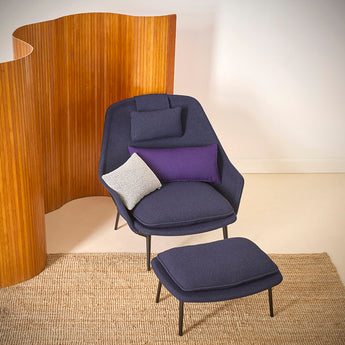 Vitra Slow Chair & Ottoman Fabric