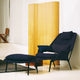 Vitra Slow Chair & Ottoman Fabric — lifestyle