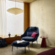 Vitra Slow Chair & Ottoman Fabric — lifestyle