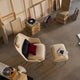 Vitra Slow Chair & Ottoman Fabric — lifestyle