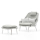 Vitra Slow Chair & Ottoman Fabric — packshot