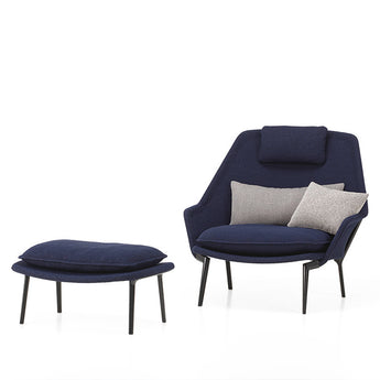 Vitra Slow Chair & Ottoman Fabric