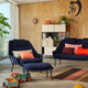 Vitra Vitra Slow Sofa with Slow Chair and Ottoman Fabric — lifestyle