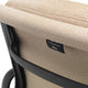Vitra Eames EA 231 Soft Pad Chair in Fabric, Deep Black base — packshot, detail