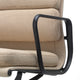 Vitra Eames EA 231 Soft Pad Chair in Fabric, Deep Black base — packshot, detail