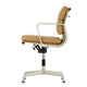 Vitra Eames EA 231 Soft Pad Chair in Leather, Chalk White base — packshot, detail