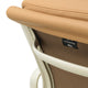 Vitra Eames EA 231 Soft Pad Chair in Leather, Chalk White base — packshot, detail
