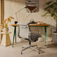 Vitra Eames EA 231 Soft Pad Chair in Fabric, Polished base — lifestyle