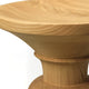 Vitra Eames Stool Model B in Natural Chestnut — packshot, detail