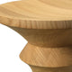 Vitra Eames Stool Model C in Natural Chestnut — packshot, detail