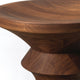 Vitra Eames Stool Model C in Dark Walnut — packshot, detail