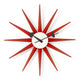 Vitra Sunburst Wall Clock in Red — packshot