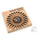 Vitra Sunflower Wall Clock in Birch — packshot, detail