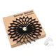 Vitra Sunflower Wall Clock in Black Ash — packshot, detail