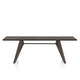 Vitra S.A.M. Bois Dining Table in Solid Dark Oak — packshot