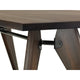 Vitra S.A.M. Bois Dining Table in Solid Dark Oak — packshot, detail