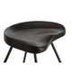 Vitra Tabouret 307 Low Stool in Deep Black / Dark Oak — packshot, detail