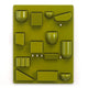Vitra Uten.Silo RE II wall organiser in Golden Olive — packshot