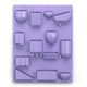 Vitra Uten.Silo RE II wall organiser in Lilac — packshot