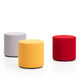 Vitra Visiona Stools in mixed fabric colours — group