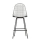 Vitra Eames Wire Chair Stool Medium in Basic Dark Powder Coated — packshot, detail