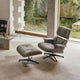 Vitra Eames Lounge Chair & Ottoman in Walnut Dark — lifestyle