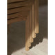 Carl Hansen AH502 Outdoor Dining Chair with Armrests in teak — lifestyle, stacked, detail