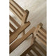 Carl Hansen AH502 Outdoor Dining Chair with Armrests in teak — lifestyle, detail