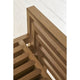 Carl Hansen AH502 Outdoor Dining Chair with Armrests in teak — lifestyle, detail