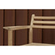 Carl Hansen AH601 Outdoor Lounge Chair in teak — lifestyle, detail