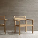 Carl Hansen AH601 Outdoor Lounge Chair in teak — lifestyle