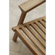 Carl Hansen AH603 Outdoor Deck Chair in teak — lifestyle, detail