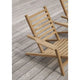 Carl Hansen AH603 Outdoor Deck Chair in teak — lifestyle