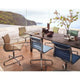 Vitra Eames Aluminium Group Chair — lifestyle, with Eames EA 101 and EA 104