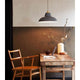 Anglepoise Original 1227 Midi Wide Brass Pendant Light in Elephant Grey — lifestyle