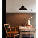 Anglepoise Original 1227 Midi Wide Brass Pendant Light in Jet Black — lifestyle