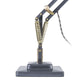 Anglepoise Original 1227 Brass Desk Lamp in Elephant Grey — packshot, detail