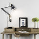 Anglepoise Original 1227 Brass Wall Mounted Lamp in Elephant Grey — lifestyle