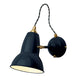 Anglepoise Original 1227 Brass Wall Lamp in Ink Blue — packshot