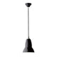Anglepoise Original 1227 Pendant Light in Jet Black with Black Cable Braid — packshot