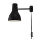 Anglepoise Type 75 Wall Lamp in Jet Black, Cable & Plug — packshot