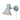 Anglepoise Type 80 Wall Light in Grey Mist, Cable & Plug — packshot, detail