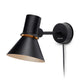 Anglepoise Type 80 Wall Light in Matte Black, Cable & Plug — packshot, detail