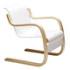 Artek Armchair 42 Lounge Chair in White Lacquer — packshot