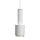 Artek A110 Hand Grenade Pendant Light in White Shade, Brass Plated Ring — packshot