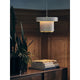 Artek A201 Pendant Light in White & Brass — lifestyle