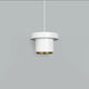 Artek A201 Pendant Light in White & Brass — studio, light off