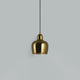 Artek A330S Golden Bell Savoy Pendant Light in Polished Brass — studio, light off
