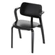 Artek Aslak Dining Chair in Black Lacquered — packshot